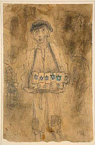 The Armband Seller in the Ghetto, Halina Olomucki